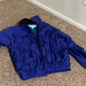 Synthetic down blue Columbia jacket